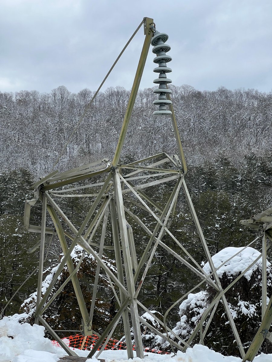 Eversource MA on Twitter "Repairing a transmission structure is a big