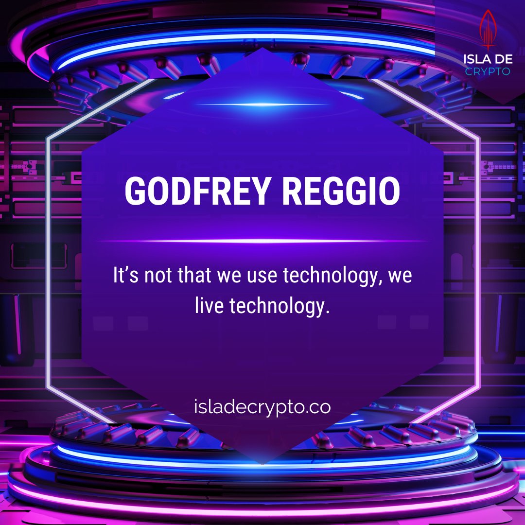 It’s not that we use #technology, we live technology - Godfrey Reggio.#quotes #InspirationalDay