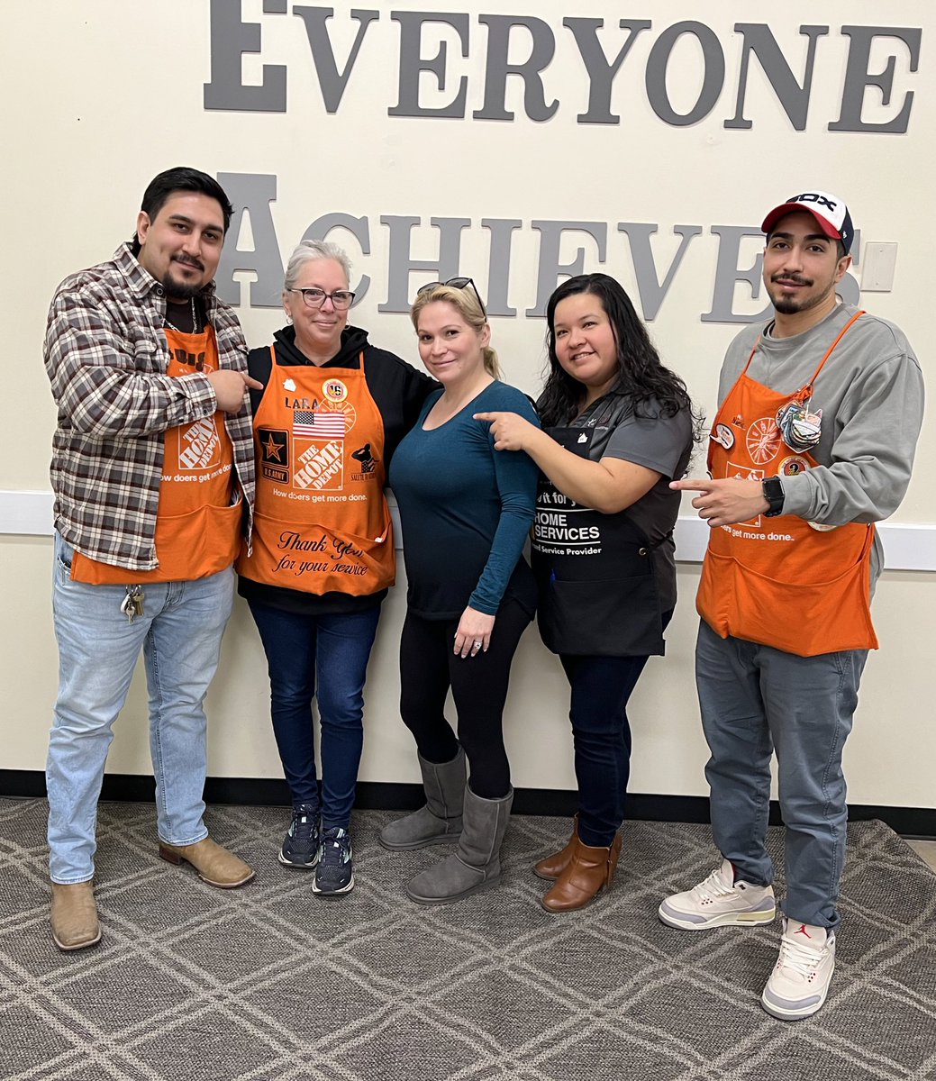 Huge shout out, Our COS has had an amazing couple of months. Lara is helping teach, coach, and train not only associates in our store but district wide. Got recognized for selling a perfect Kitchen and the amazing partnership with RFI! Congratulations Lara, You truly are Amazing!