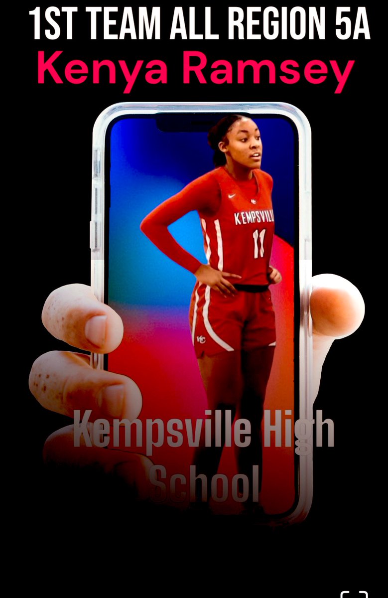 Congratulations to our very own Kenya Ramsey on making 1st Team All Region 5A.