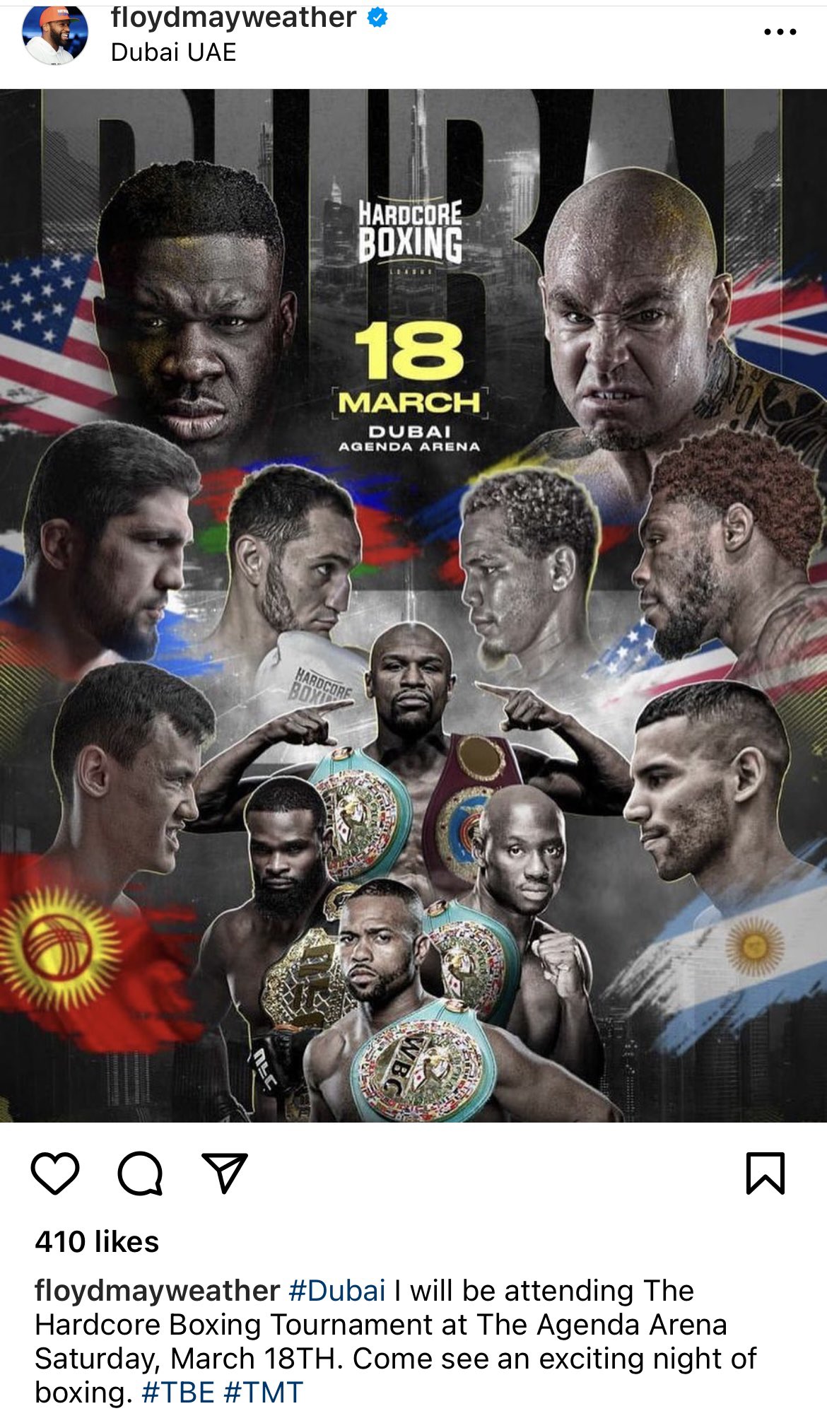 Michael Benson on Twitter "Floyd Mayweather has announced that he will