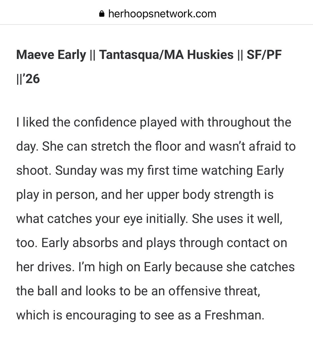 Maeve_108's tweet photo. Thank you @BashHoopsNE!!!! @HerHoopsNetwork @MAHuskies @MAHuskies_TOC https://t.co/UXD7PfdcSb