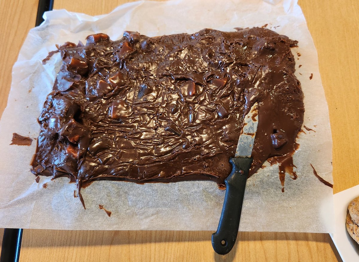 pollenkat's tweet image. Some of the creations at our @GeoscienceNZ Geobake morning tea at @MasseyUni today for James Hector's birthday. We have trilobite moon cakes, a mineral breccia fudge,  and a lake sediment core, complete with tephra!