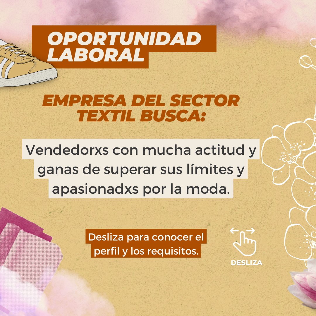FundacionGAAT's tweet photo. ✨OPORTUNIDAD LABORAL ✨ 💜 #TalentoTrans 💜Para personas con experiencia de vida TRANS Y No Binaries. Empresa del sector textil abre vacantes. Si tienes el perfil, aplica, o RT para que llegue a la persona que lo necesite. #TalentoTrans permanece gracias a tu apoyo. 🌸🏳️⚧️ https://t.co/DzfgIo5o2O