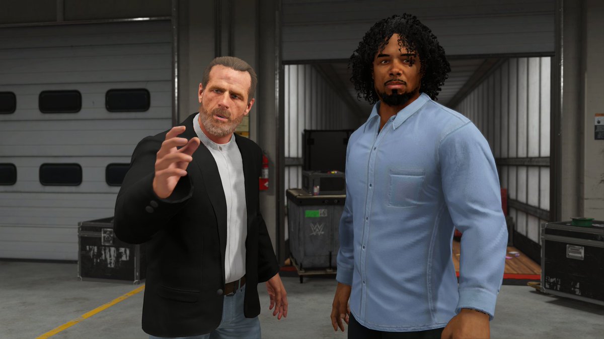 Project_Joyner's tweet photo. After winning the IC title in debut Lock finds out they are doing a story on him and his rise.
#WWE2K23
#Thelock
#projectjoyner
#LockDJcareer https://t.co/6DPhYamNPu