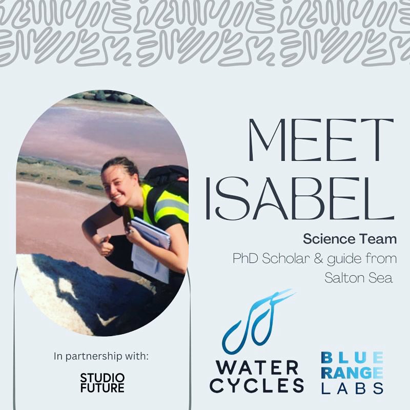 CyclesWater's tweet photo. We want you to meet the ✨team✨behind our expeditions. 

This week we are featuring @izzyjorgensen! 

Isabel is our lead member of the science team. She has completed her master's (Oxford Water Network) and is pursuing her her PhD (University of Waterloo Faculty of Environment). https://t.co/KwCNIXEUei