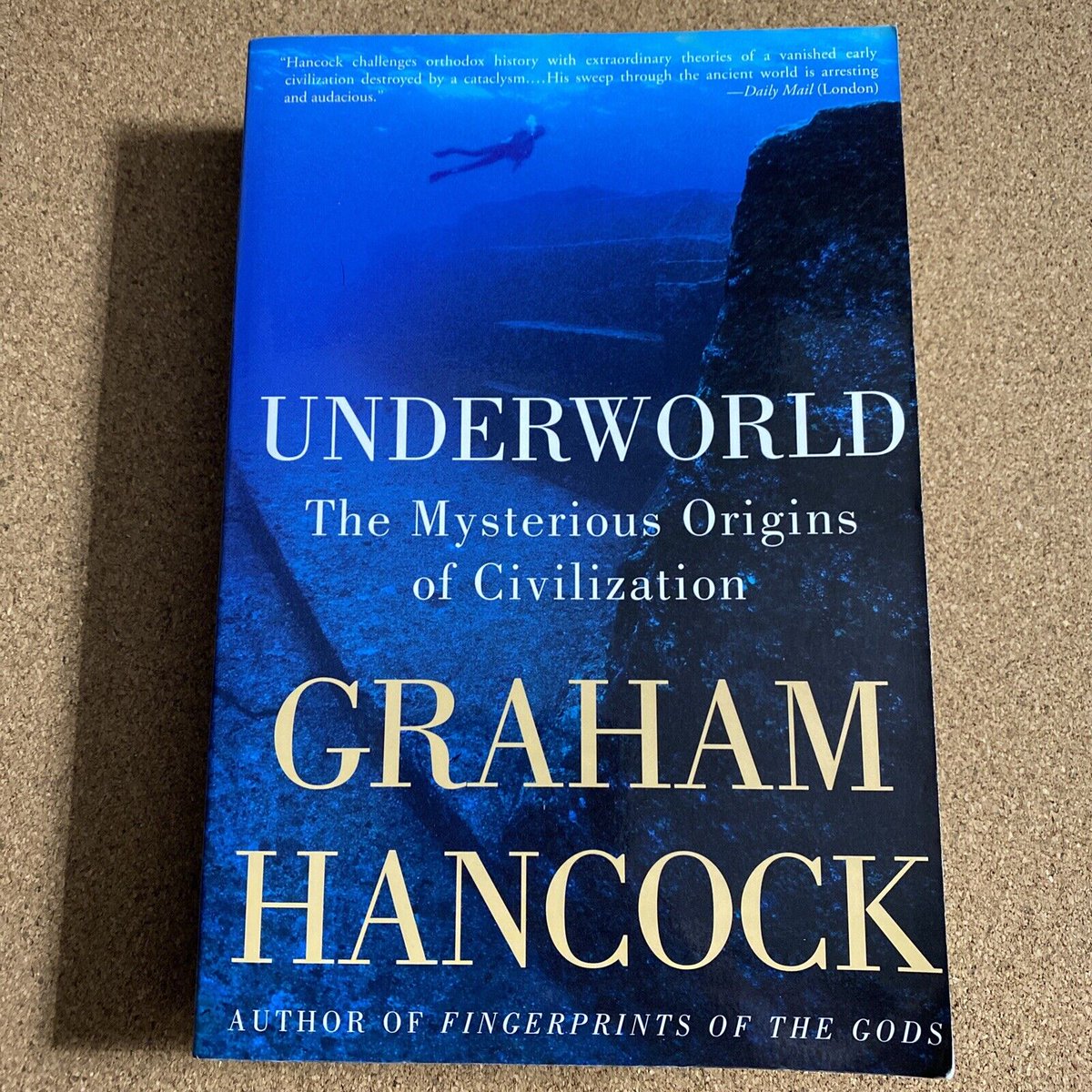 rabbitholebot's tweet photo. Underworld offers hundreds of pages (772) and full color images of ancient underwater archeological enigmas. Graham Hancock does an amazing job of examining the undersea excavations and their role in the lost chapter of human history. Fascinating book: https://t.co/JsF7h28sJD #ad https://t.co/swvlFMKmYP