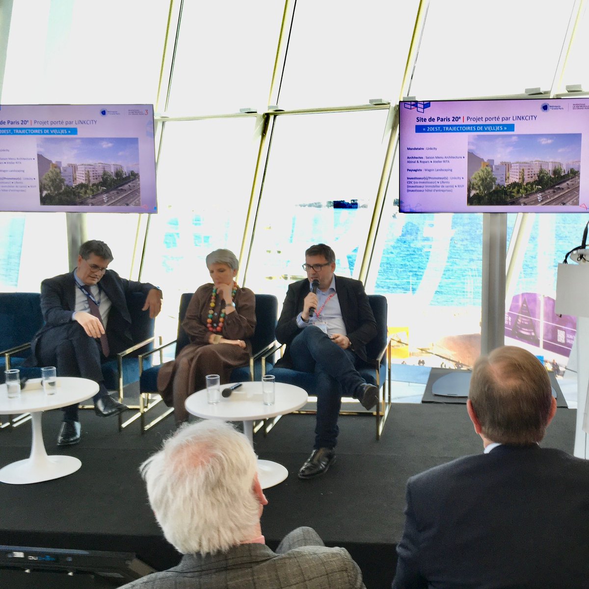 FredLuccioni's tweet photo. Plaisir à partager la tribune @GrandParisMGP #mipim2023 avec @LinkCity lauréat #IMGP3 de notre lot @Semapa_Paris de la ZAC Python-Duvernois @Mairiedu20. rééquilibrage urbain, mixité des usages, engagements environnementaux forts. 👍 @anneclaire_boux @egregoire @EricPliez https://t.co/I80q9mncas