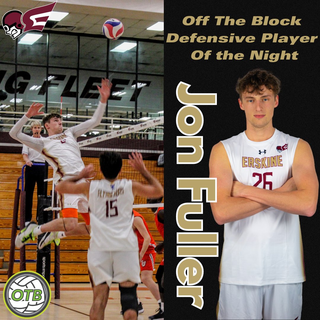 What an effort with his season-high nine blocks in a sweep of Emmanuel on March 14th!! 

#NCAAMVB #TheFleetWay #Volleyball #DueWestOfWhat #MVB #FlyingFleet