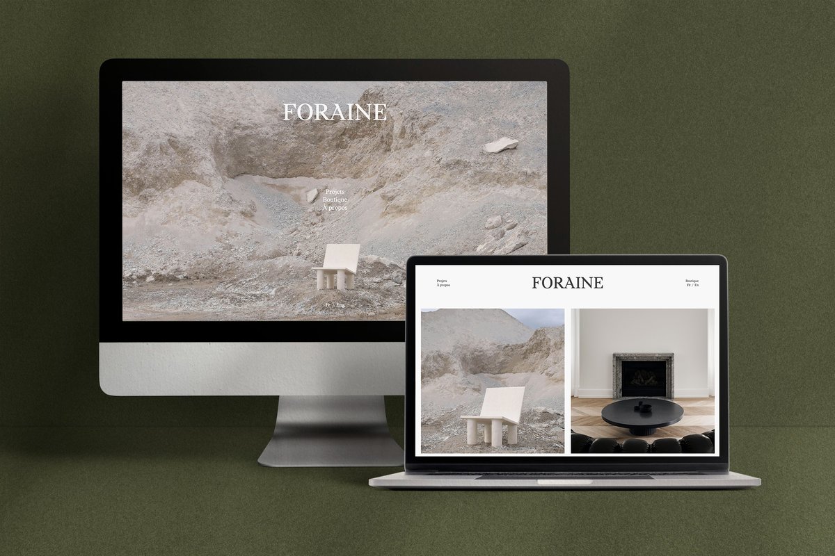 Dévoilement du site web Foraine, incluant la toute nouvelle boutique en ligne. 🔗 foraine.ca