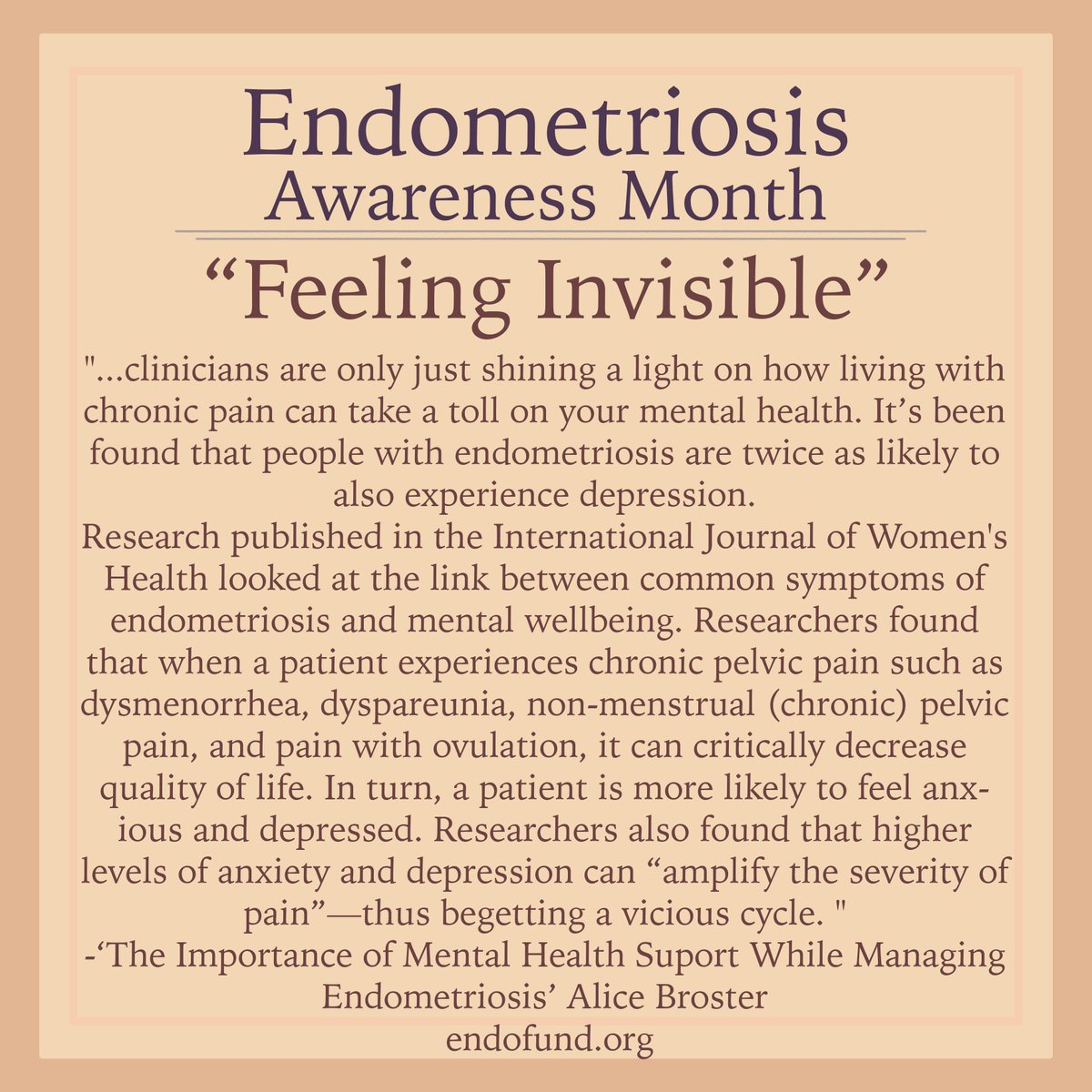 「Week 3 of #EndometriosisAwarenessMonth  」|Jenny Calabro🌒🌕🌘のイラスト