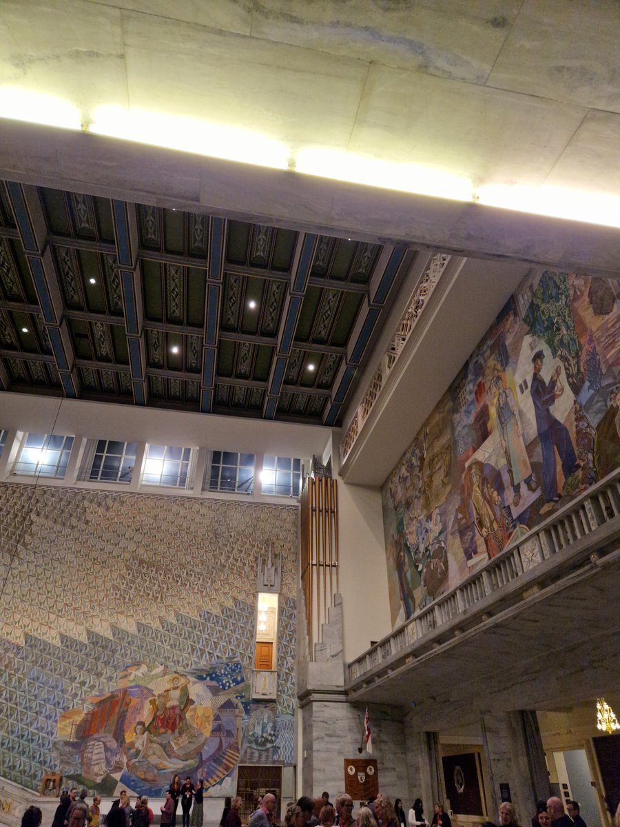 mmmm_astrom's tweet image. Reception at the city hall. #NERA2023