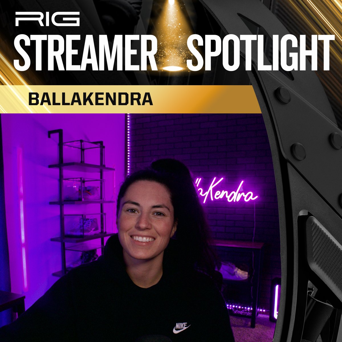 The spotlight is on <a href="/ballakendra/">🏀BALLAKENDRA🏀</a> 💡 

Balling out on the court and in Call of Duty, BALLAKENDRA is the newest member of RIG Streamer Spotlight.

 twitch.tv/ballakendra