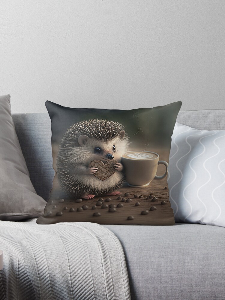 happyleague_red's tweet photo. A cute hedgehog holding a tiny cup of coffee with a heart shaped foam on top throw pillow
https://t.co/lkgfaZsDDn
#throwpillow #art #artwork #etsy #redbubble #chatgpt #midjourney
#print #sanliurfa #หน้ากากกิเลน #selfelaketi #PreorderOPPOReno8T #CreditSuisse #جيناكم_بالخير https://t.co/6UV3aBPj2G