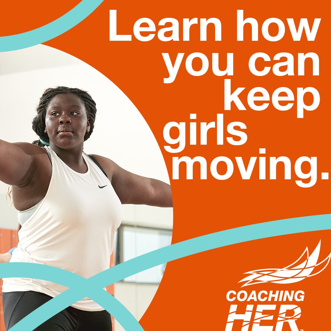 TuckerCenter's tweet photo. We want to address gender bias and stereotypes in sport to help coaches create inclusive environments that inspire girls to keep moving. Check out the #CoachingHER tool developed by @TuckerCenter
× @Nike to take the lead. Visit https://t.co/jGx3zEZOey to power her progress. https://t.co/ADb1u9xXuO