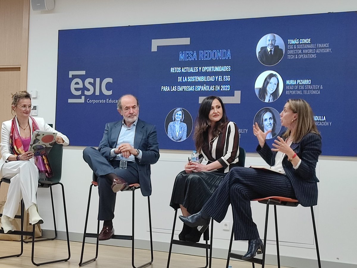 "El gran reto de las empresas es demostrar lo que estás haciendo", dice <a href="/nupizarrocas/">Nuria Pizarro</a> #ESG #sostenibilidad