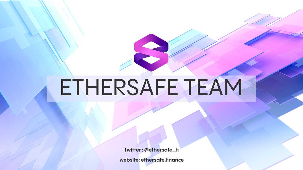 Ethersafe.Finance tweet media