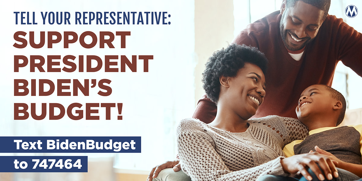 MomsRising's tweet photo. As @HouseGOP members are proposing vicious cuts to #Medicaid that would harm millions of older & disabled ppl, @POTUS is proposing expanding in-home & community aging + disability care in his newly-announced budget.
Connect with your rep to talk to them about the #POTUSBudget! https://t.co/WhYTnpKUfF