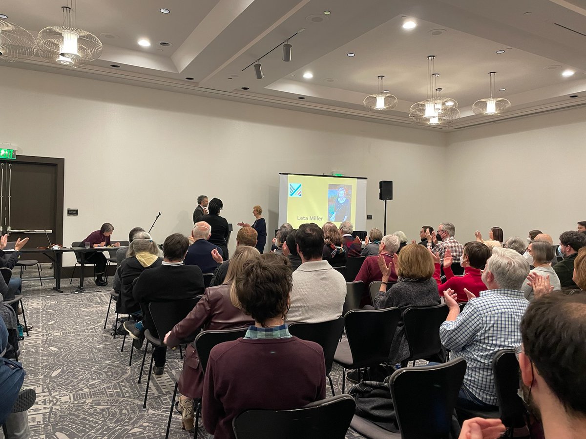 IllinoisPress's tweet photo. Congratulations to Leta E. Miller (@UCSCMusicDept), co-author of CHEN YI (https://t.co/q6pQXmHQzo), on winning the Distinguished Service Award from @SocAmMusic! #SAM23 https://t.co/ej6ZKQCk8o