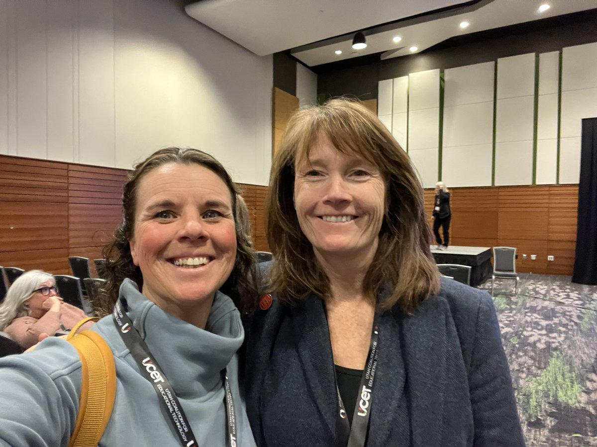 It’s great to see our lawmaker and EDUCATOR at UCET supporting the time and energy Utah’s educators put into becoming the best in the profession! @Mskriebe #ucet #utahteacherfellow