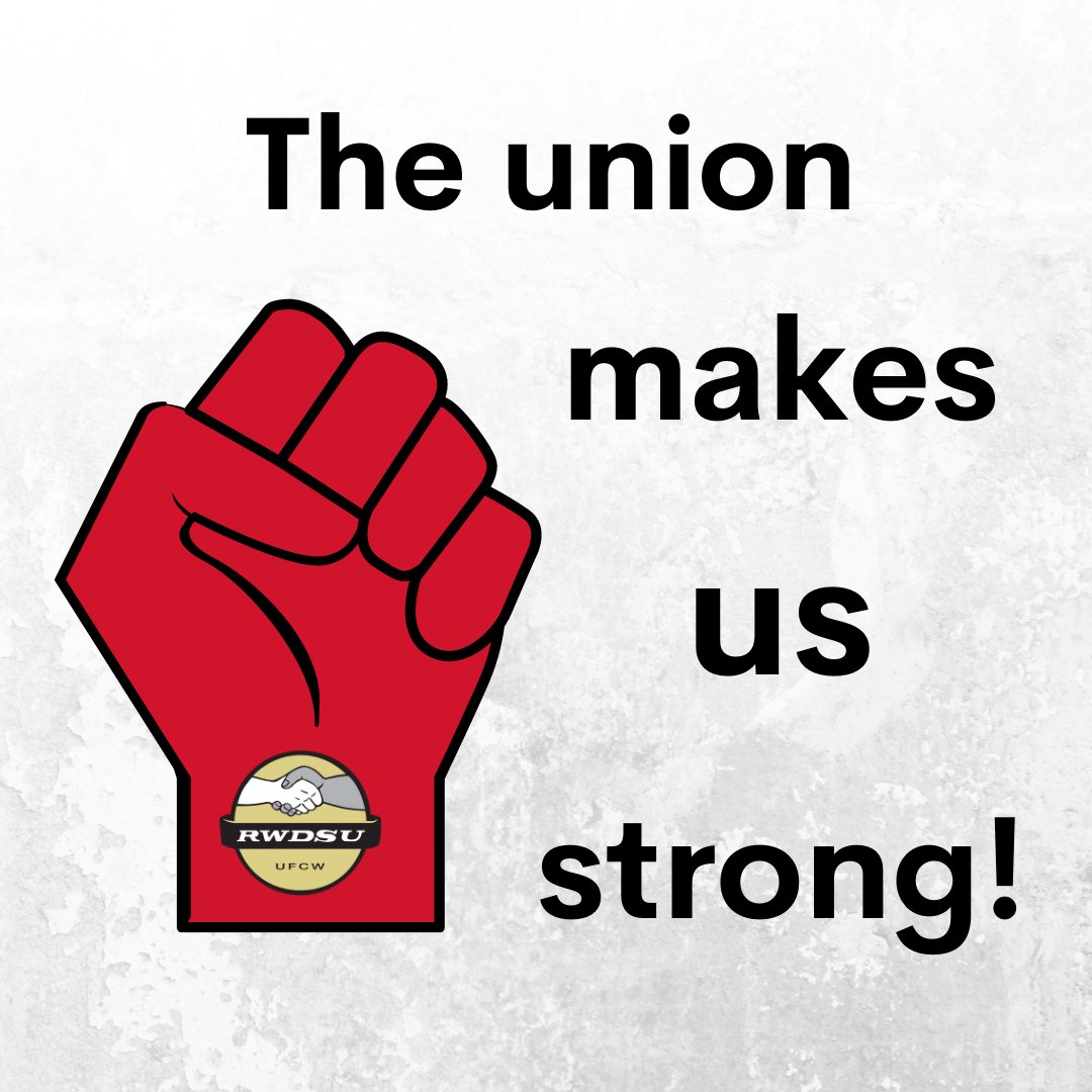 RWDSU's tweet photo. We, the workers, are the union. And we’re stronger together! #1u https://t.co/Bm3TwYg5Lk