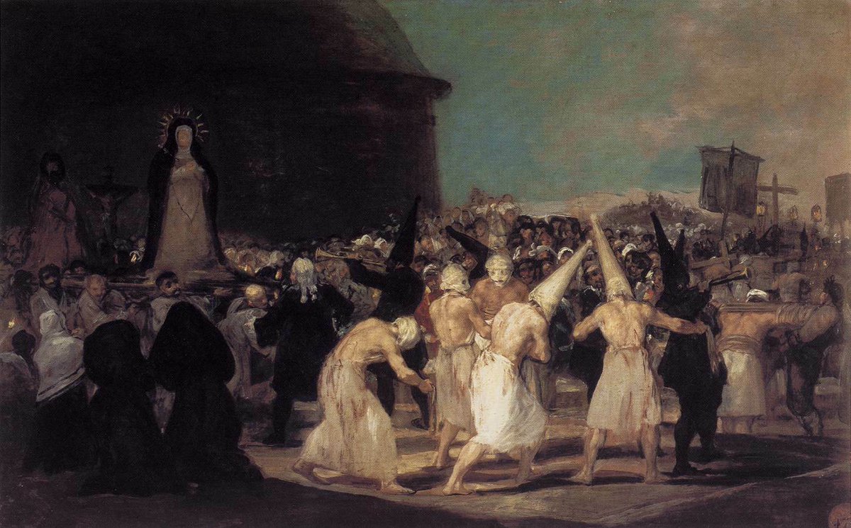RT @artistgoya: Procession of Flagellants, 1793 #franciscogoya #goya https://t.co/jN5VTgi6dR https://t.co/AgeS1KgkYG