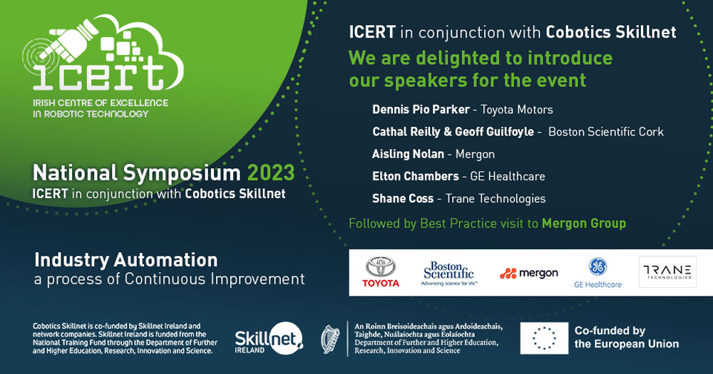 Pick the brains of industry leaders at our upcoming symposium, followed by Best Practice visit to Mergon Group. For further information and to register... icert.ie/event/national……
