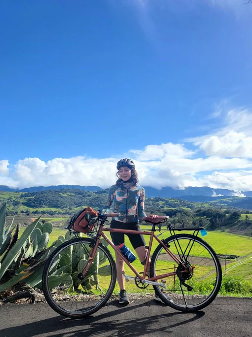 I did it!! thank you again to everyone who supported me on my first Climate Ride; this was such an amazing experience and I'm so excited to do it again next year! 