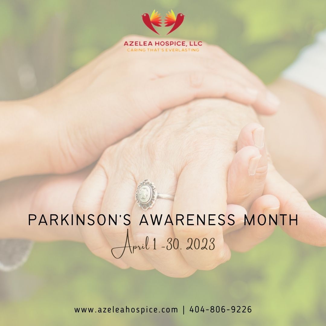 April marks Parkinson's Awareness Month, a time to raise awareness about Parkinson's disease and support those affected by it. Join us in spreading awareness and hope for a better future for them. #StartAConversation

#azeleahospice #parkinsonssupport #parkinsonsdisease