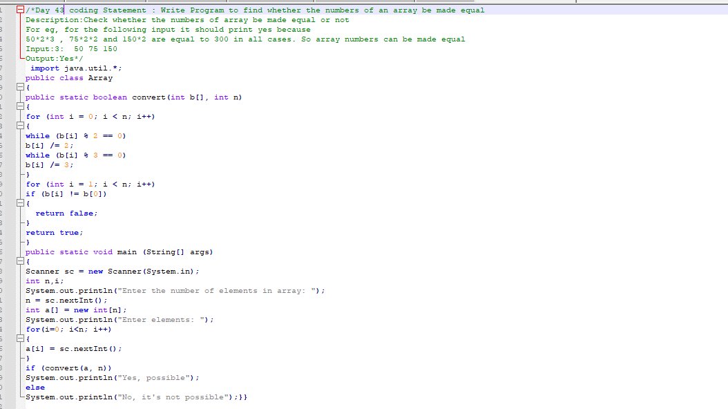 chandar_nikita's tweet image. Day43 of #100DaysOfCode #100DaysOfjava #100daysofcodechallenge
