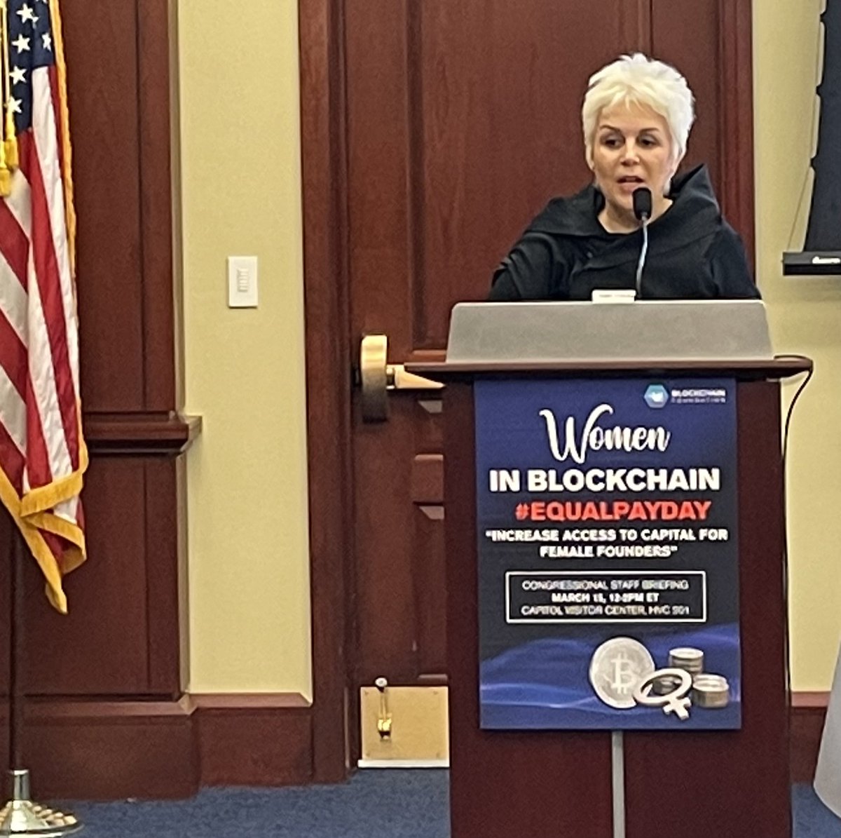 Powerful “Founder’s Keynote” by  <a href="/ThessyMehrain/">Thessy Mehrain👉🏼🌐🌈💕</a>, founder of <a href="/Liquality_io/">Liquality</a> &amp; <a href="/WiBlockchain/">Women in Blockchain</a> during today’s Web3 #EqualPayDay Capitol Hill Briefing.

bit.ly/3ELo4km 

#Web3 #EqualAccessToCapital #WomensHistoryMonth