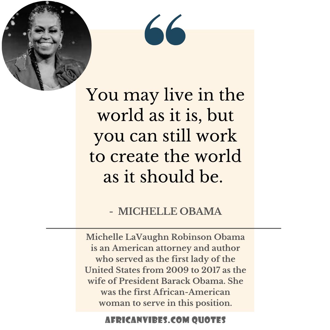 africanvibes's tweet photo. Let us know what you think😍 @africanvibes
Visit our website https://t.co/zkz2JUs5Ds to find more African Quotes
#africanquotes #MichelleObama #Obama #quotes #positivity #quotestoliveby #quotestagram #quotesdaily #quotesoftheday #quotesaboutlife #quoteoftheday https://t.co/ihNxbIg66U