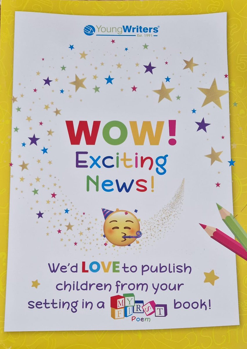 LinnvaleE's tweet photo. Today 31 of our nursery children received their certificates for having their first poem chosen for publication in the book My First Poem 2023- Treasured words. @YoungWritersCW #myfirstpoem #literacy #celebration https://t.co/L6B1Fr0HLL