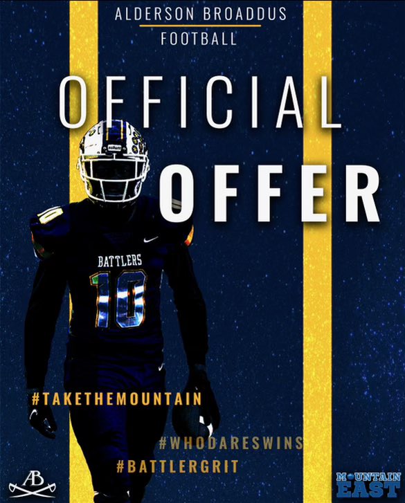 HunterDiley's tweet image. Blessed to say I’ve received my 11th offer  from! @ABFootball @CoachTLeavitt @TheD_Zone @AllenTrieu @Bryan_Ault