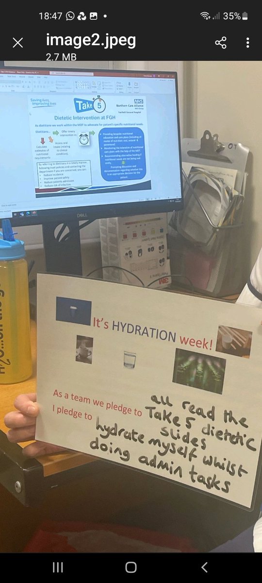 Vicky Kennedy (@vickykphysio) on Twitter photo The ortho physio team supports hydration week by making team and individual pledges to our patients, colleagues and ourselves.
#butfirstadrink <a href="/BuryCO_NHS/">Bury Care Organisation</a> <a href="/michellemccorm3/">michelle mccormack</a> <a href="/johoward78/">Joanne Helen Howard</a> <a href="/LucyKPhysio/">Lucy Knott</a> The ortho physio team supports hydration week by making team and individual pledges to our patients, colleagues and ourselves.
#butfirstadrink <a href="/BuryCO_NHS/">Bury Care Organisation</a> <a href="/michellemccorm3/">michelle mccormack</a> <a href="/johoward78/">Joanne Helen Howard</a> <a href="/LucyKPhysio/">Lucy Knott</a>