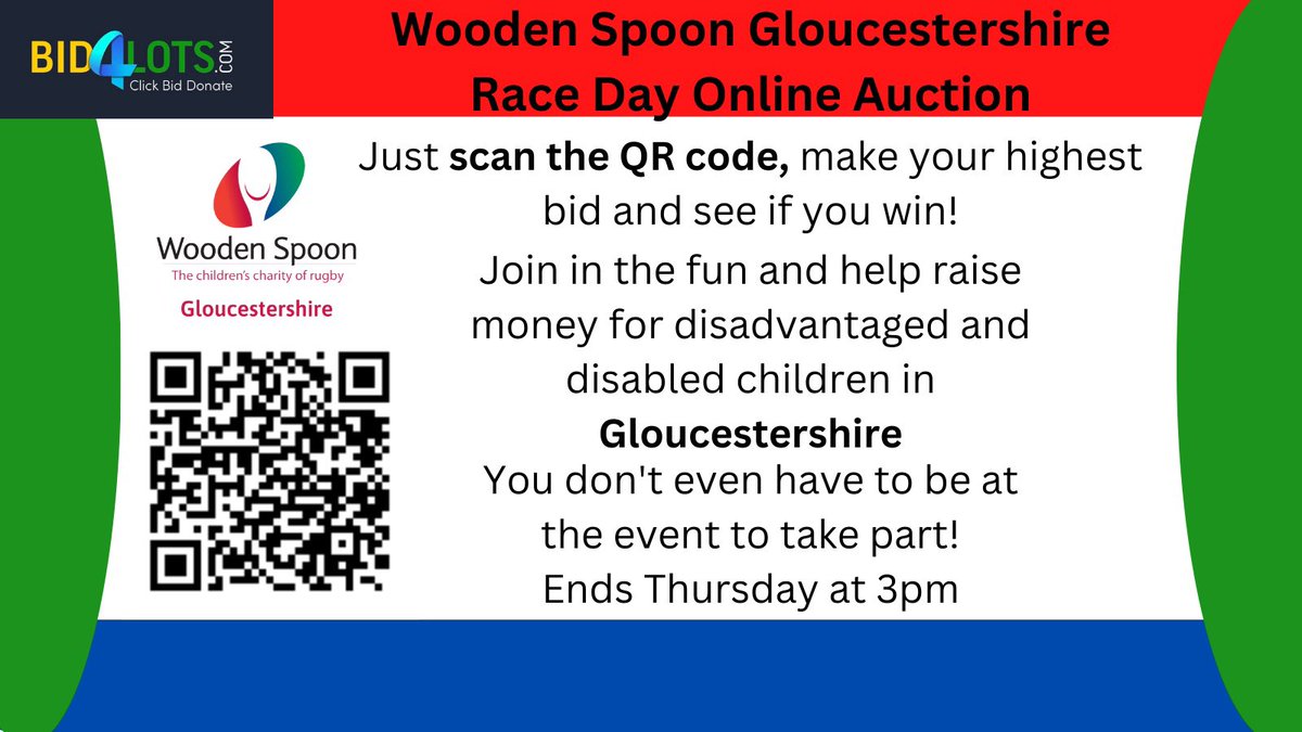 Really excited for our #CheltenhamFestival2023 Race Day tomorrow at the stunning @ManorbytheLake 
Action packed day planned with a few surprises!
Our Online Silent Auction is now live too so you can support even if you aren’t coming along! Have a look  

bid4lots.com/catalogue.cgi?…