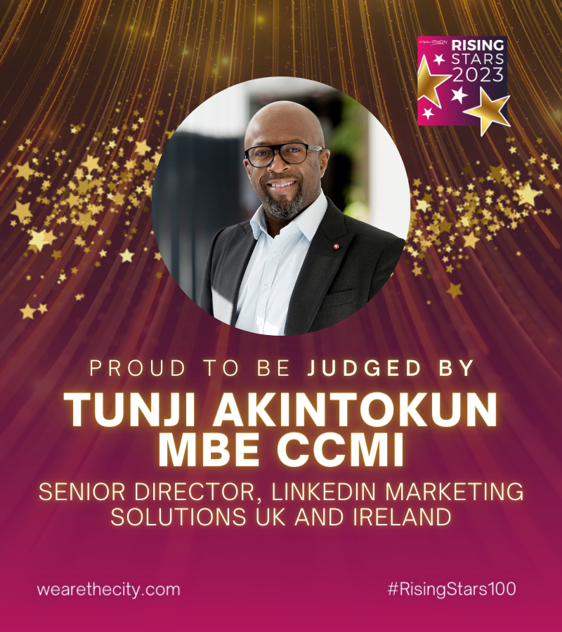 Nominations close on the 22nd March for the <a href="/WeAreTheCity/">WeAreTheCity</a> #RisingStars100 Awards &amp; proud to be a judge. Highlighting the UK's female talent pipeline below management level, the awards highlight leaders of tomorrow. You can nominate here bit.ly/RS100x23 #EmbraceEquity