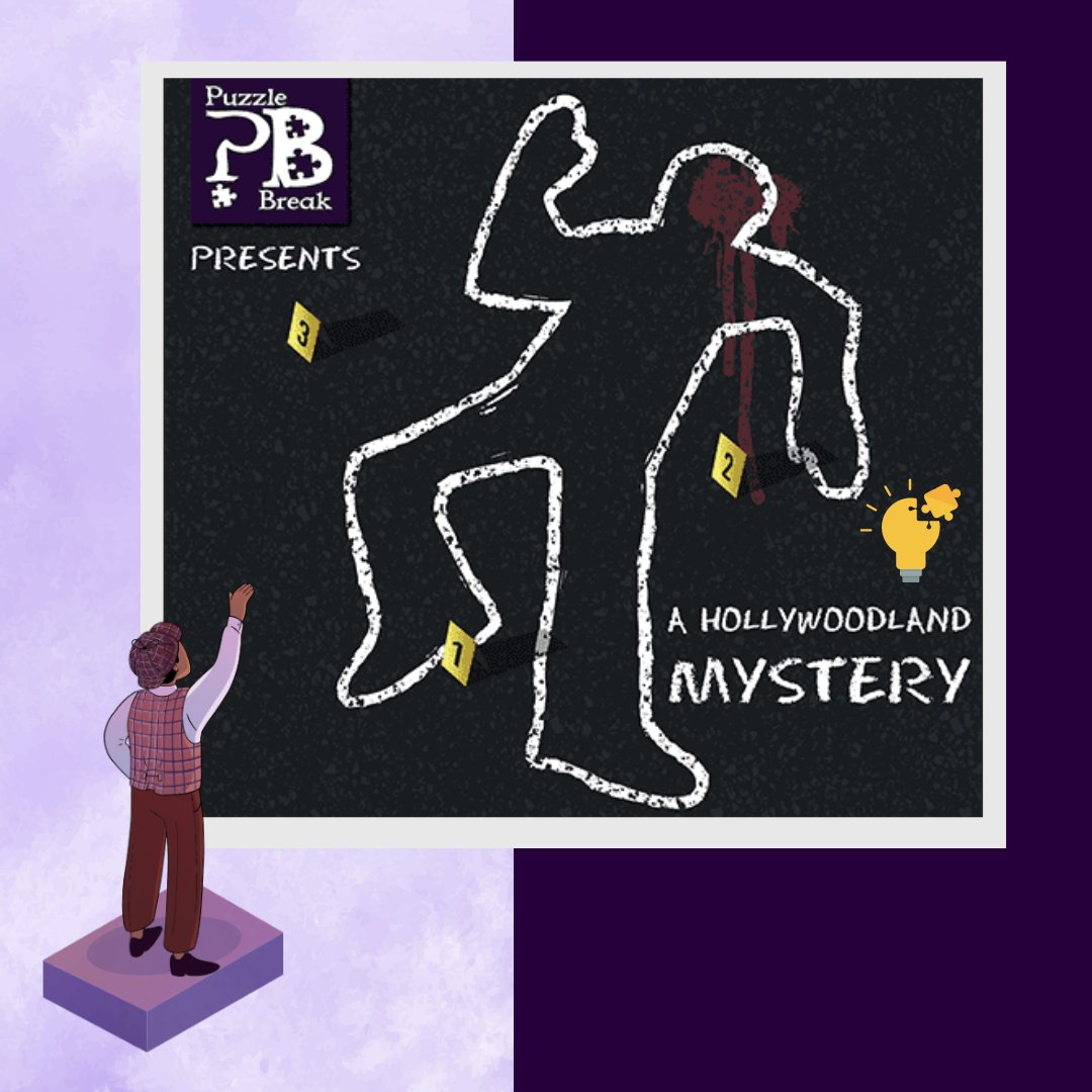 PuzzleBreak's tweet image. In this classic 1950s Hollywood caper, your team will examine footprints, follow unfinished maps, and decipher complex codes to try and find out who did the deed! 

Reach out today and get a quote!
puzzlebreak.us/portable-teamb…

#PuzzleBreak #escapegames #funworkplace