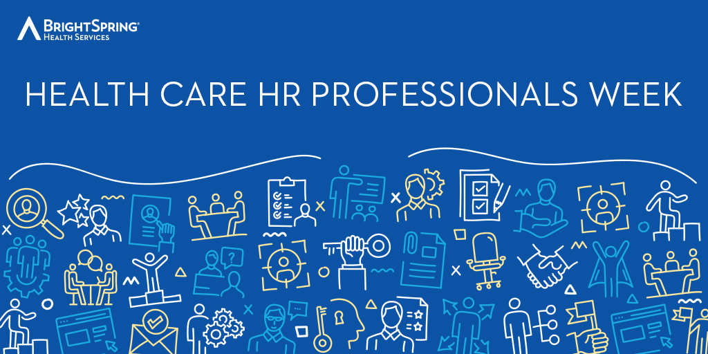 BrightSpringHS's tweet photo. It's #HealthcareHRProfessionalsWeek, and we want to recognize our HR professionals for their vital role in helping secure talented employees to support our mission to provide quality care. https://t.co/A9qYdoNKbD