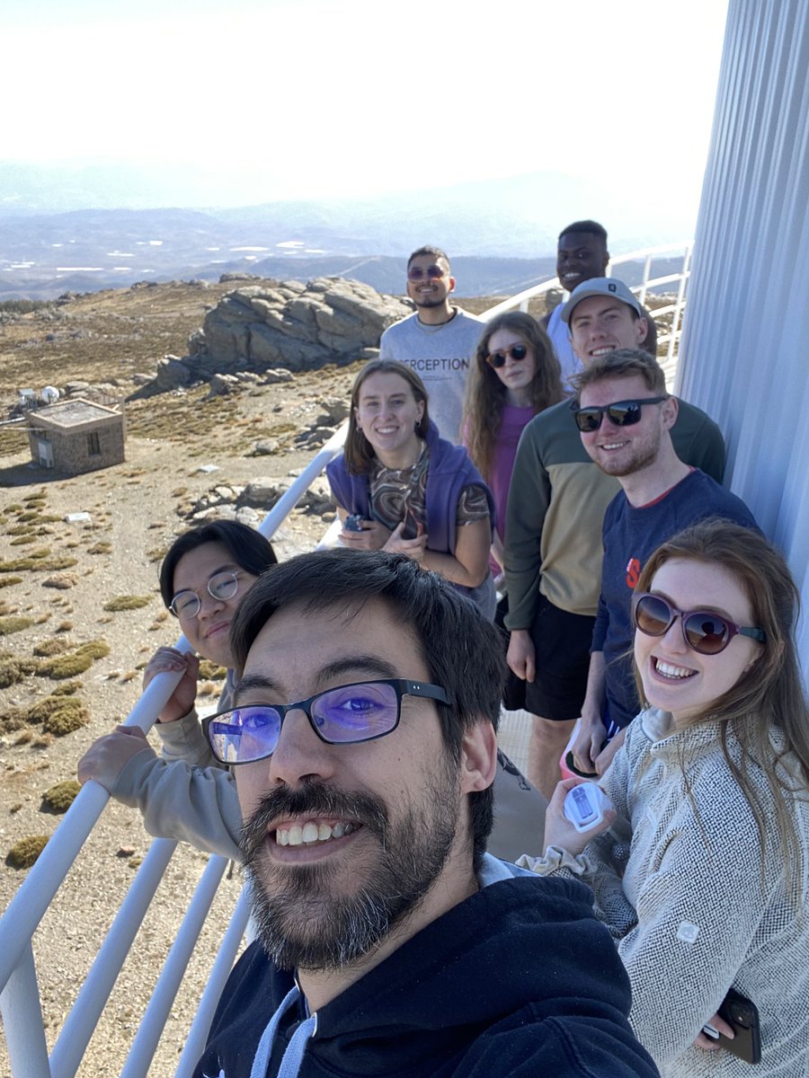 Selfie time from an 4th floor-like balcony at the 3.5m telescope in <a href="/CalarAltoObs/">Calar Alto Obs.Astr.</a> with direct views to Almeria and the sea.