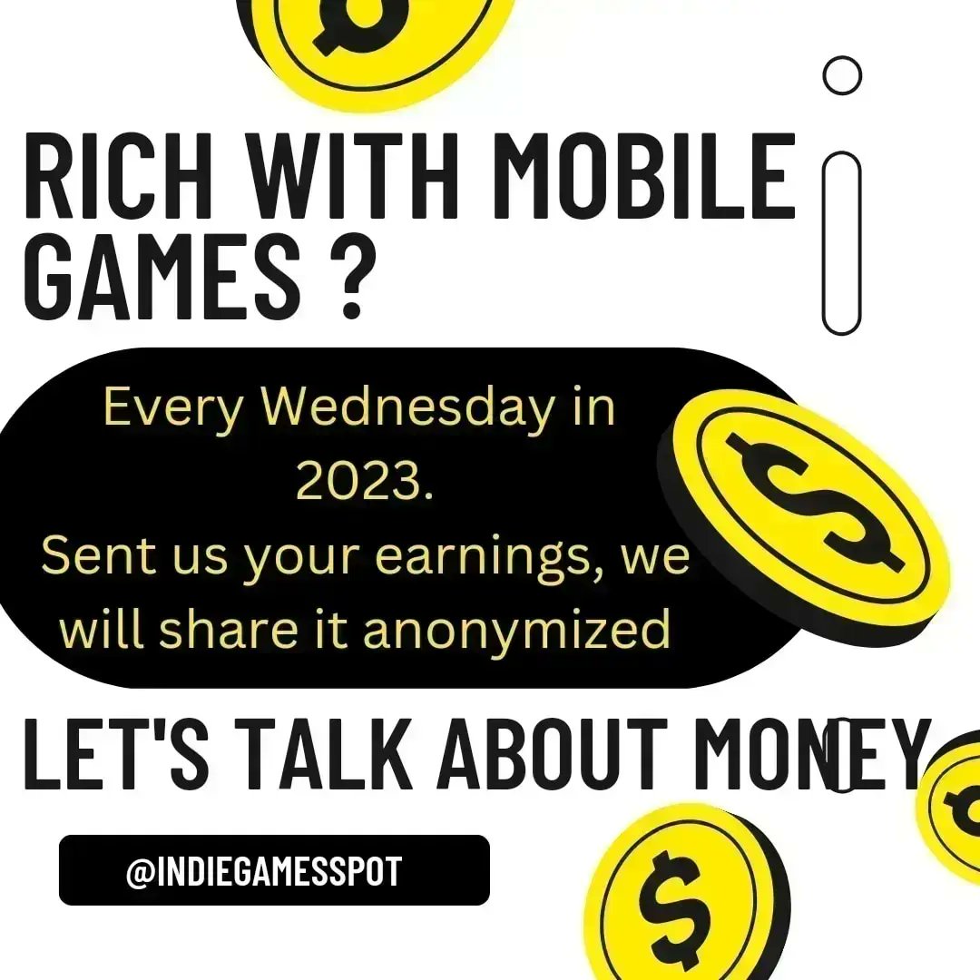 How much Money you can earn with Games as #indiedev ? Share your experience.

#earnmoney #revenue #money #motivation #inspiration #indiegames #mobilegames #mobiledev #unity #libgdx #MobileGame #indiegame #indiedeveloper #developer #share #apps #games #rich #indielife #IndieDevs