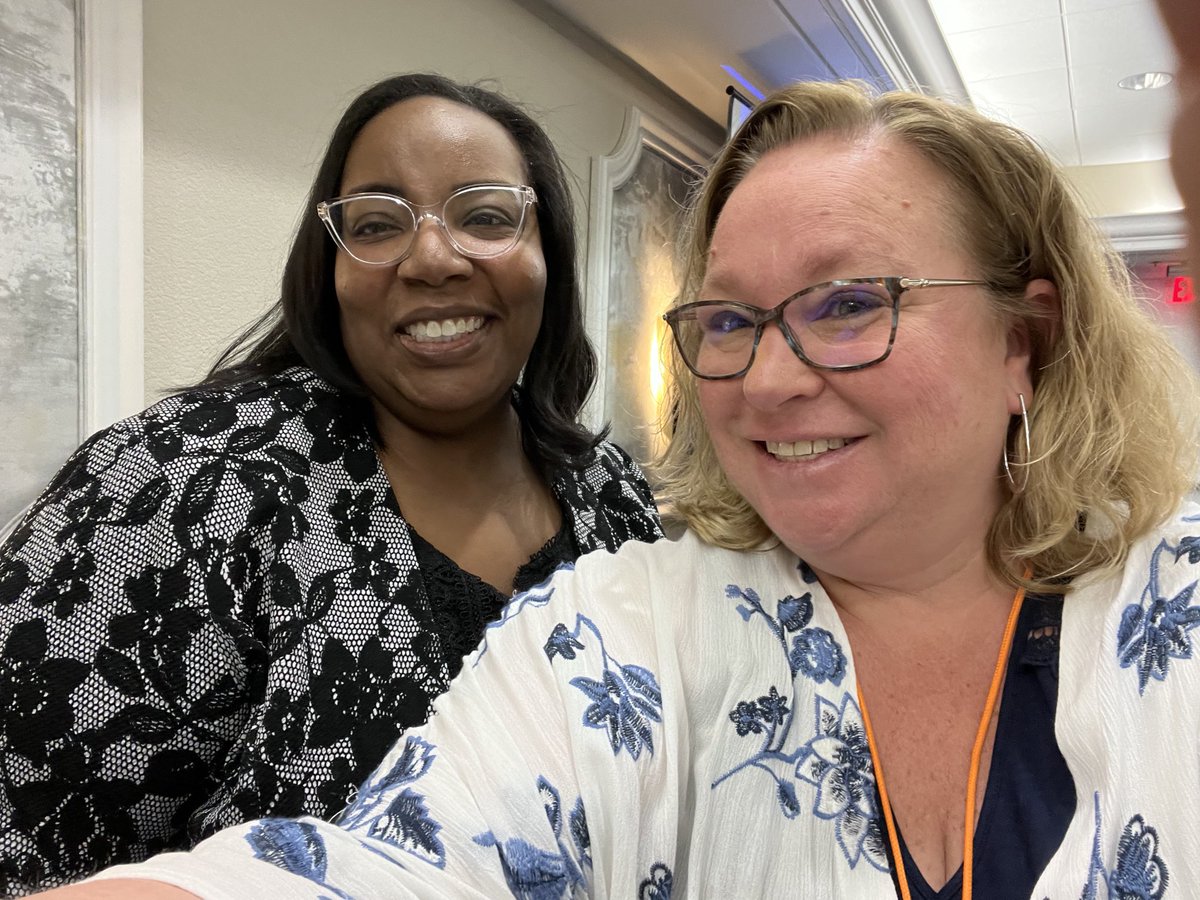 Such an honor to meet ⁦<a href="/FritzTesha/">Andratesha Fritzgerald (she/her)</a>⁩ at the UDL-IRN!!! ⁦⁦<a href="/deaccessproject/">Delaware ACCESS Project</a>⁩