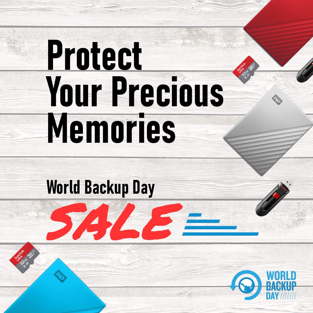centralcomputer's tweet image. 🌎 World Back Up Day Sale! 🌎

Save your work! Save your memories! Just another friendly reminder to backup your data this year. 

Check out our sale on storage devices: 
ow.ly/19hj50NiuXS

#pcstorage #hdd #ssd