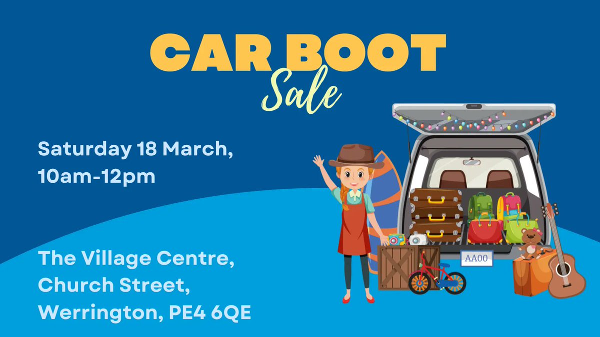 We’ll be selling our pre-loved items at The Village Playgroup, Werrington’s INDOOR car boot sale on Saturday! All the proceeds from our stall only will go to <a href="/pboro_womensaid/">Peterborough women’s aid</a>. Please come along to grab a bargain and support a great cause 😊
#peterboroughuk #fundraising
