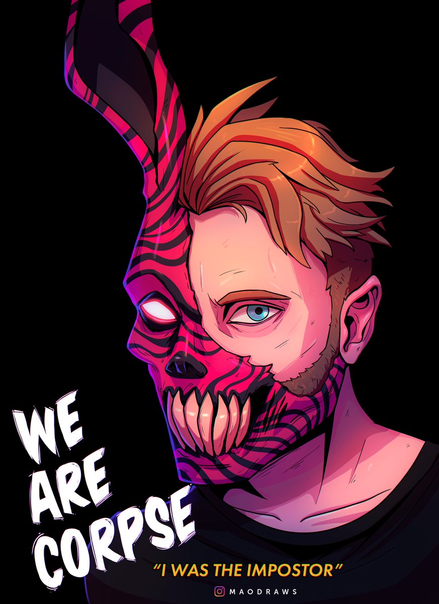 MaoDraws's tweet photo. +Sean and Felix (which are my favorite masks lol) https://t.co/aZfKkWlsi1
