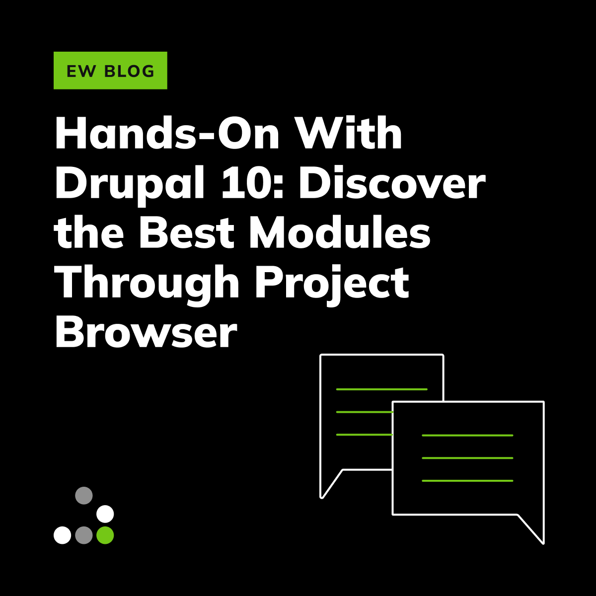 evolvingweb's tweet photo. Next up in our @drupal 10 blog series is an introduction to an essential tool for finding the right module faster. Learn more about the features that have us excited to use #ProjectBrowser https://t.co/ap1ceUqPen
#Drupal #Drupal10 #ProjectBrowser #DrupalPlanet https://t.co/T4troByFRU
