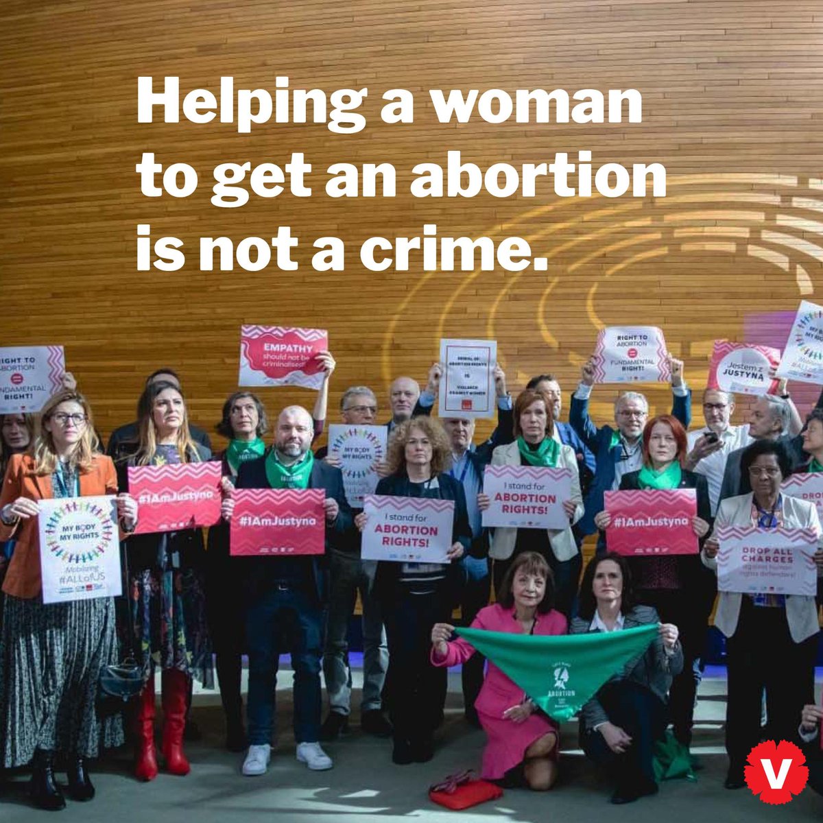 We will continue to stand in solidarity with all women's and #SRHR activists . 

#SRHRdefenders
#AbortionIsAWomansRight
#IsupportJustyna #JakJustyna