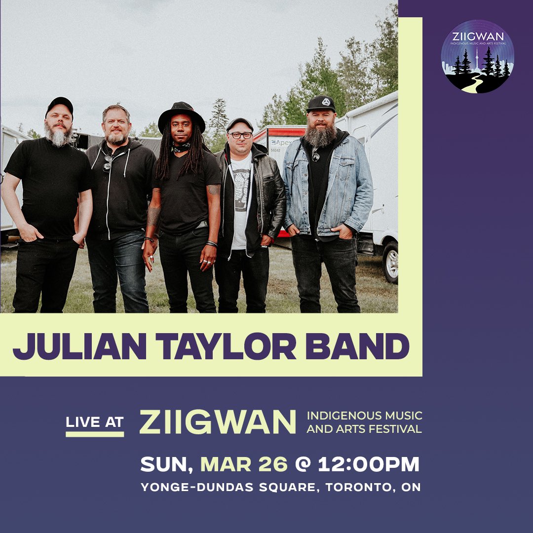 It’s been a while since the original members of JTB have performed on stage together but the wait is over. We will see you at Yonge Dundas Sq at noon on March 26th for The Ziigwan Festival. Hope to see you there #funksoulrootsandroll