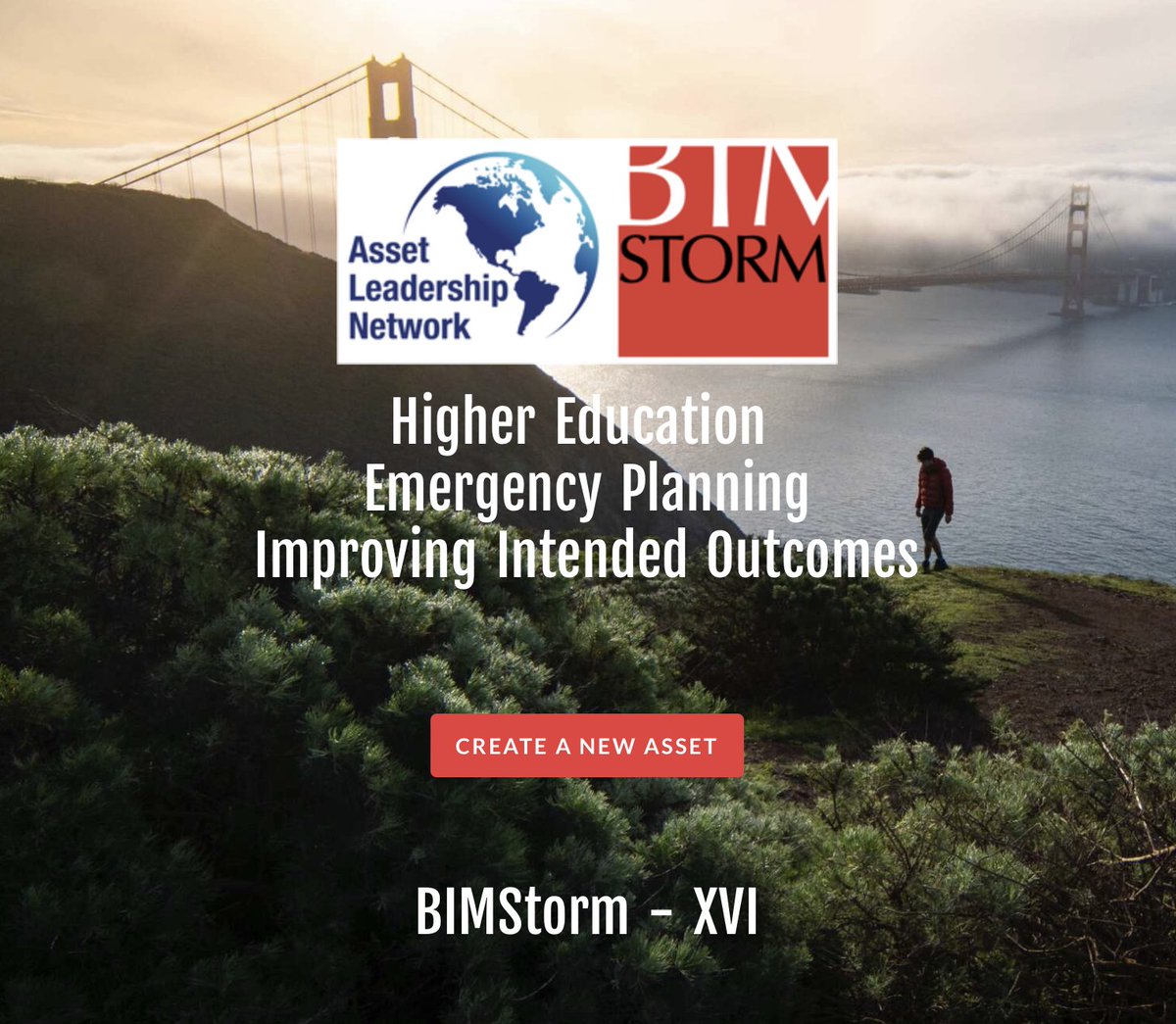 BIMStorm IV for higher education, emergency planning, and healthcare is happening next week with the Asset Leadership Network and National Institute of Building Sciences. bimstorm.com/2023assets.html

#BIM #GIS #digitaltwins