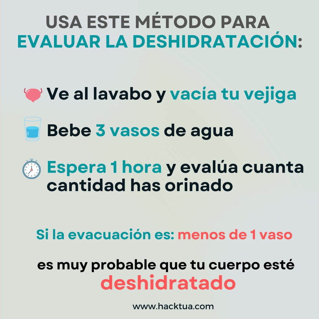 hacktua's tweet photo. 👌Un #método muy fácil de poner en práctica y saber de manera sencilla si nuestro #cuerpo está correctamente #hidratado.
#hacktua #biohacking #salud #bienestar #habitosaludables #cuerpo #nutricion #agua #hidratarse #hidratacion #bebeagua #deshidratacion https://t.co/0CN3RHsGVf